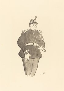 Gendarme door Henri Gabriel Ibels