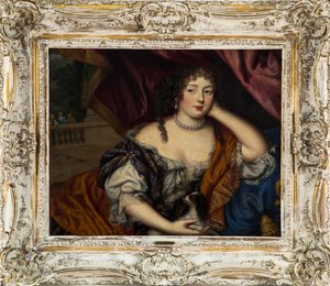 Portret van Louise Renée de Penancoët de Kérouaille, hertogin van Portsmouth 1649-1734 door Henri Gascar