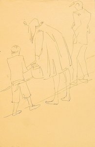 In de Dierentuin door Henri Gaudier Brzeska