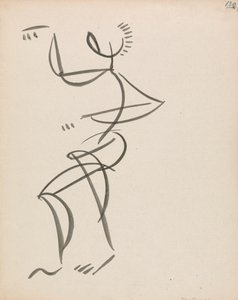Dansende figuur door Henri Gaudier Brzeska