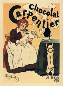 Reclame voor de chocoladedrank Carpentier, c.1900 door Henri Gerbault