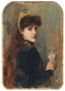 Portret van een Jong Meisje door Henri Gervex