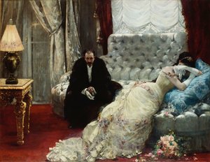 Terugkeer van het bal, 1879 door Henri Gervex