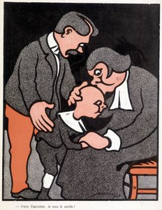 Frère Flamidien, ik vertrouw hem aan u toe - door Henri Gustave Jossot (1866-1951), in 