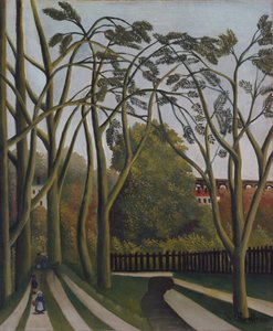 De Oevers van de Bièvre bij Bicêtre, c.1908-09 door Henri J.F. Rousseau