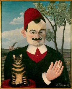 Portret van Pierre Loti door Henri J.F. Rousseau