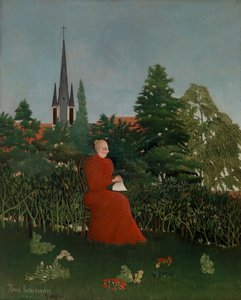 Vrouw in een Landschap