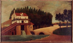 De Molen, ca. 1896 door Henri J.F. Rousseau