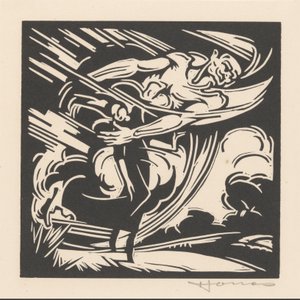 Vrouw en de wind