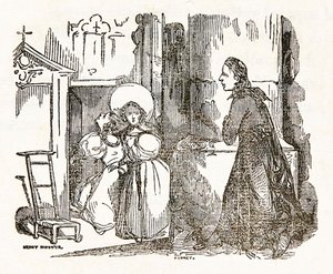 Le Rouge et le Noir [De Rode en de Zwarte] door Stendhal (Marie-Henri Beyle) (1783-1842) titelpagina van Boek 1 door Henri Joseph Dubouchet