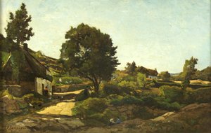 Avallon door Henri Joseph Harpignies