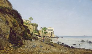 Zeegezicht bij Sorrento, 1859