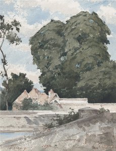 Uitzicht vanaf de wallen bij Chartres, 1893 door Henri Joseph Harpignies
