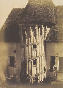 Houten trap in Chartres, 1852