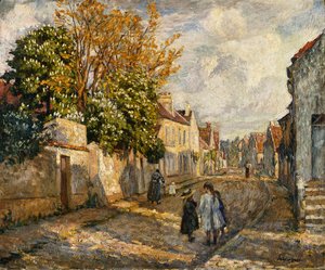 Straatscène, Lagny