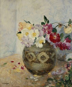 Vaas met bloemen door Henri Lebasque