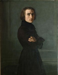 Portret van de componist Franz Liszt 1811-1886, 1839