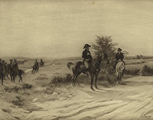 Slag bij Waterloo, 1815 (gravure)