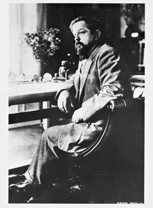 Portret van de Franse componist en pianist Claude Debussy