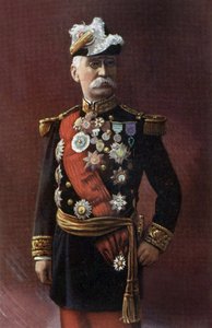 Franse Officier Generaal Joseph Gallieni (1849-1916), ook Politicus, Minister van Oorlog in 1915-1916, Foto door Henri Manuel door Henri Manuel
