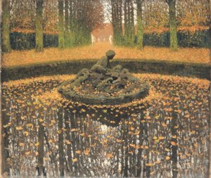 Le bassin de la Reine, Versailles, ca. 1920 door Henri Martin