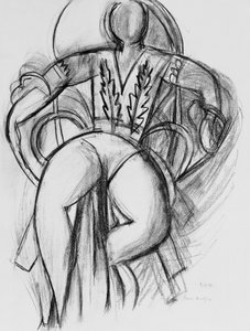 Danser rustend in een leunstoel door Henri Matisse
