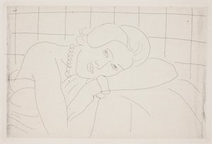 Vrouw met halsketting door Henri Matisse