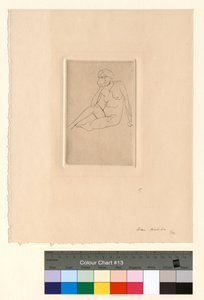 Zittende figuur - Naakt door Henri Matisse