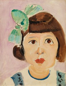 Hoofd van een jong meisje (Tête de fillette) door Henri Matisse