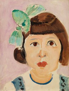 Hoofd van een jong meisje (Tête de fillette) door Henri Matisse