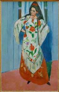 Madame Matisse met een Manilla sjaal