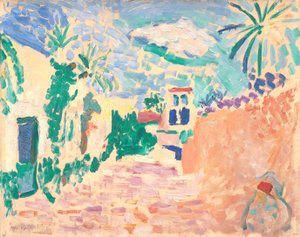 Straat in Biskra, Algerije door Henri Matisse