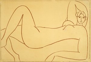 Studie naar het Roze Naakt door Henri Matisse