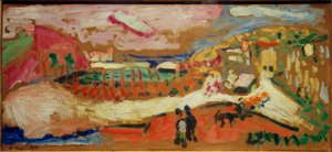 Uitzicht op Collioure