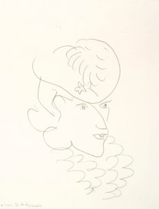 Vrouw met hoed door Henri Matisse