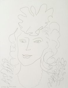 Vrouw met hoed door Henri Matisse