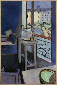 interieur goudvissenkom 1914 (olieverf op doek)