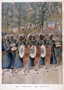 Een regiment Algerijnse Turcos, 1896