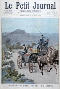 Poging tot aanslag op de koning van Griekenland, 1898 door Henri Meyer