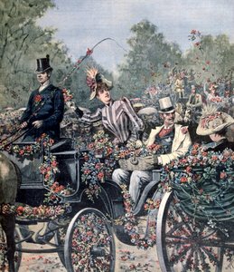 Bloemenparade, 1891 door Henri Meyer