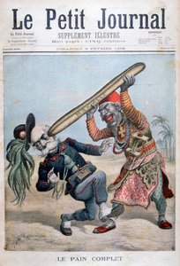 Karikatuur van Francesco Crispi, Italiaanse politicus, 1896