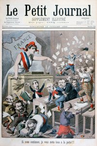 Karikatuur van de Kamer van Afgevaardigden, Parijs, 1898 door Henri Meyer