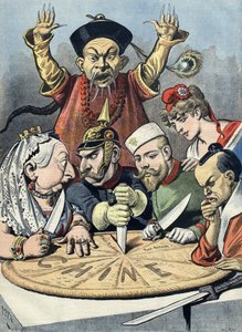 China imperialisme cartoon