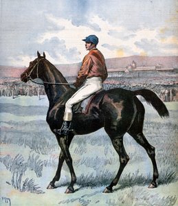 Clamart, winnaar van de Grand Prix de Paris, eigendom van Edmond Blanc, 1892