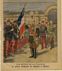 Ferdinand I van Bulgarije in het Élysée Paleis