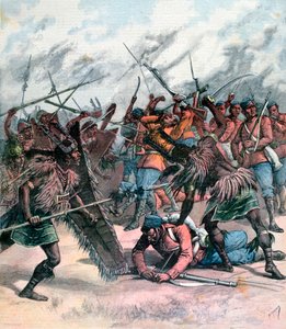 Opstand in Manpur, India, 1891