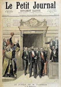 Het jubileum van M. Pasteur aan de Sorbonne - in 