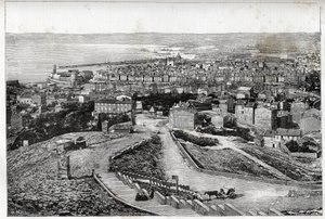 Marseille in 1894 - tekening door Henri Meyer door Henri Meyer