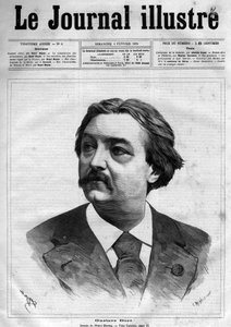 Portret van Gustave Doré (1832-1883), Franse schilder en cartoonist - Omslag van 