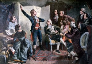 Rouget de Lisle zingt de Marseillaise